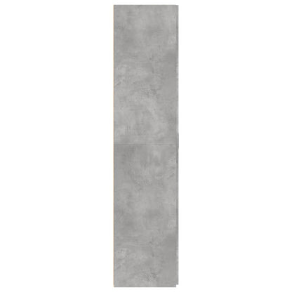 Skříň Highboard Betonově Šedá 70X42,5X185 Cm Kompozitní Dřevo