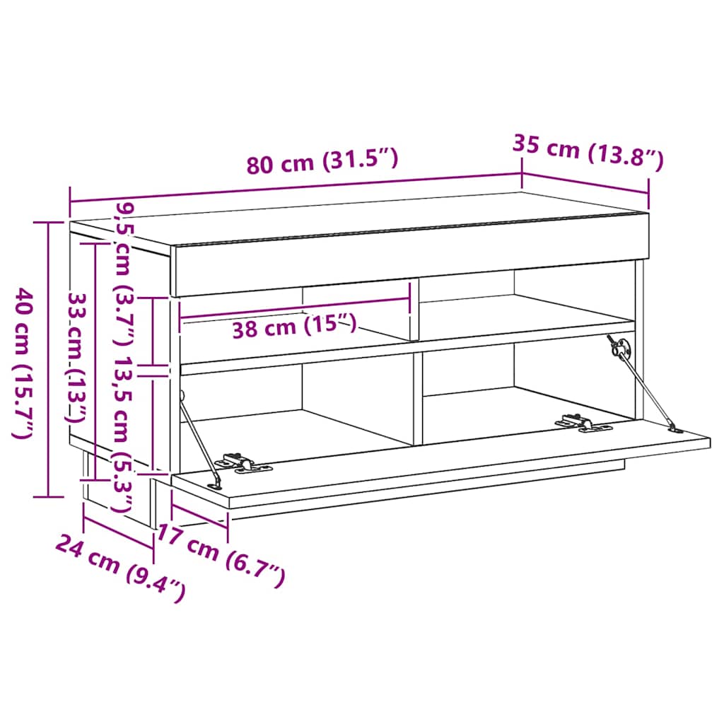 Skříň Highboard Betonově Šedá 70X42,5X185 Cm Kompozitní Dřevo