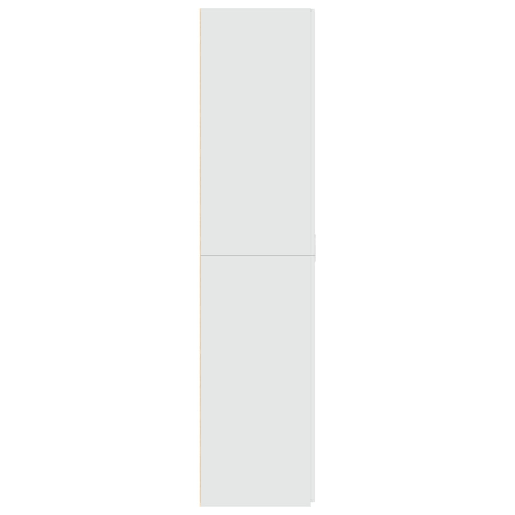 Skříň Highboard 80 X 42,5 X 185 Cm Kompozitní Dřevo