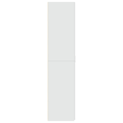 Skříň Highboard 80 X 42,5 X 185 Cm Kompozitní Dřevo