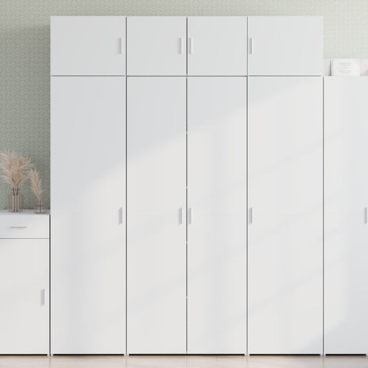 Skříň Highboard 80 X 42,5 X 185 Cm Kompozitní Dřevo