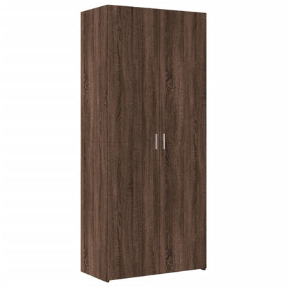 Skříň Highboard 80 X 42,5 X 185 Cm Kompozitní Dřevo