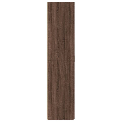 Skříň Highboard 80 X 42,5 X 185 Cm Kompozitní Dřevo