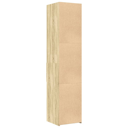 Skříň Highboard Dub Sonoma 40 X 42,5 X 185 Cm Kompozitní Dřevo