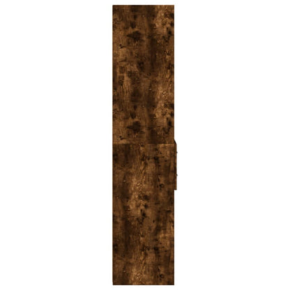 Skříň Highboard Kouřový Dub 40 X 42,5 X 185 Cm Kompozitní Dřevo