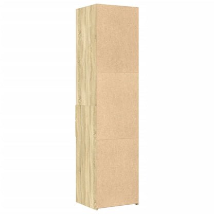 Skříň Highboard Dub Sonoma 45 X 42,5 X 185 Cm Kompozitní Dřevo