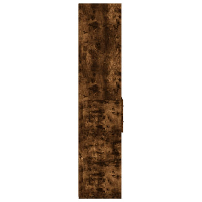Skříň Highboard Kouřový Dub 45 X 42,5 X 185 Cm Kompozitní Dřevo