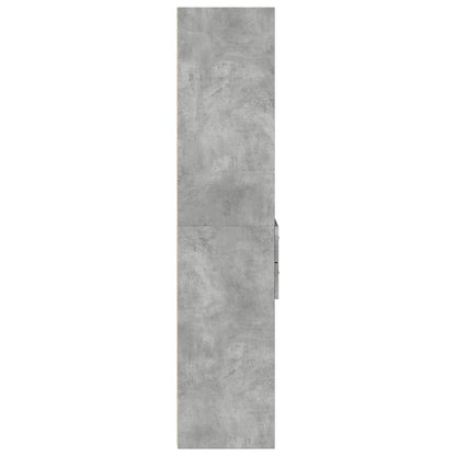 Skříň Highboard Betonově Šedá 50X42,5X185 Cm Kompozitní Dřevo