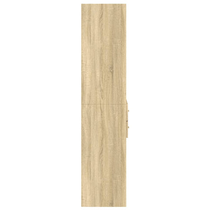 Skříň Highboard Dub Sonoma 70 X 42,5 X 185 Cm Kompozitní Dřevo