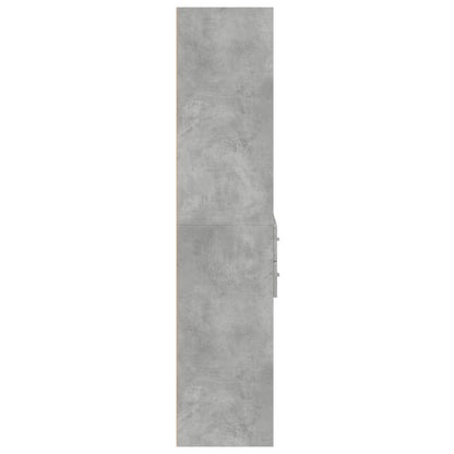 Skříň Highboard Betonově Šedá 70X42,5X185 Cm Kompozitní Dřevo