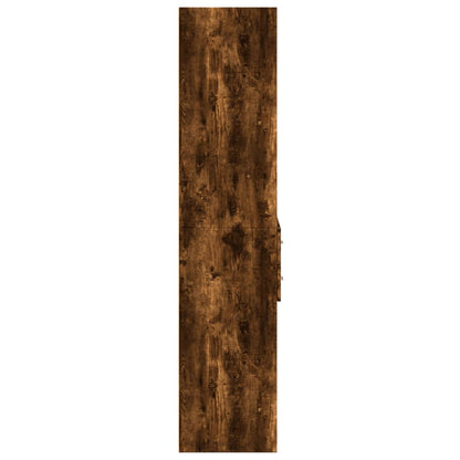Skříň Highboard Kouřový Dub 70 X 42,5 X 185 Cm Kompozitní Dřevo