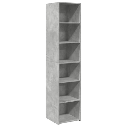Skříň Highboard Betonově Šedá 40 X 41 X 185 Cm Kompozitní Dřevo