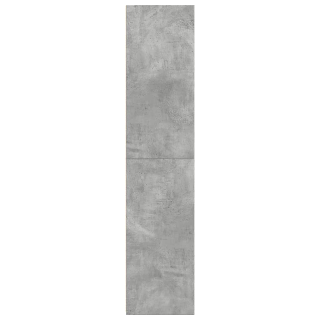 Skříň Highboard Betonově Šedá 40 X 41 X 185 Cm Kompozitní Dřevo