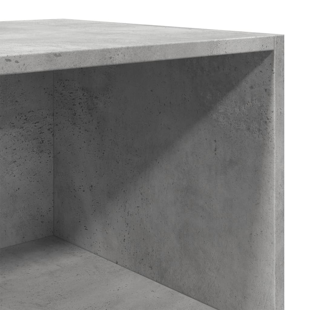 Skříň Highboard Betonově Šedá 40 X 41 X 185 Cm Kompozitní Dřevo