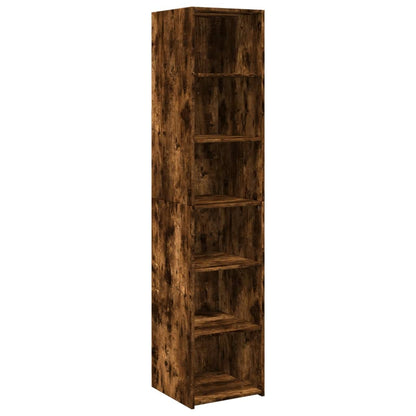Skříň Highboard Kouřový Dub 40 X 41 X 185 Cm Kompozitní Dřevo