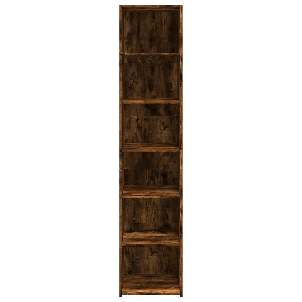 Skříň Highboard Kouřový Dub 40 X 41 X 185 Cm Kompozitní Dřevo