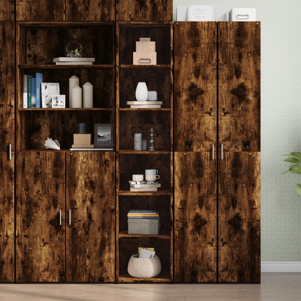 Skříň Highboard 40 X 41 X 185 Cm Kompozitní Dřevo