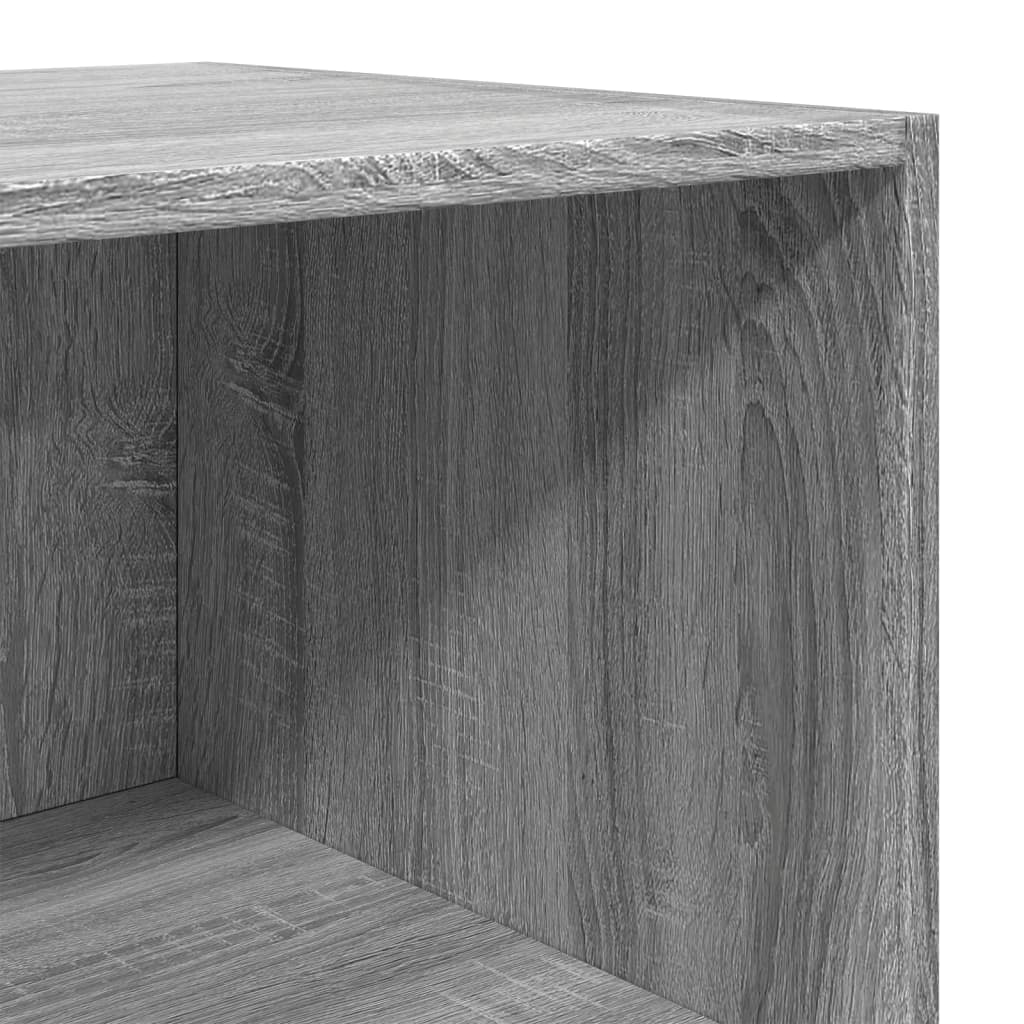 Skříň Highboard Šedá Sonoma 40 X 41 X 185 Cm Kompozitní Dřevo