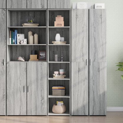 Skříň Highboard 40 X 41 X 185 Cm Kompozitní Dřevo