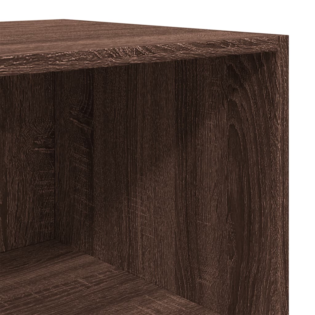 Skříň Highboard Hnědý Dub 40 X 41 X 185 Cm Kompozitní Dřevo