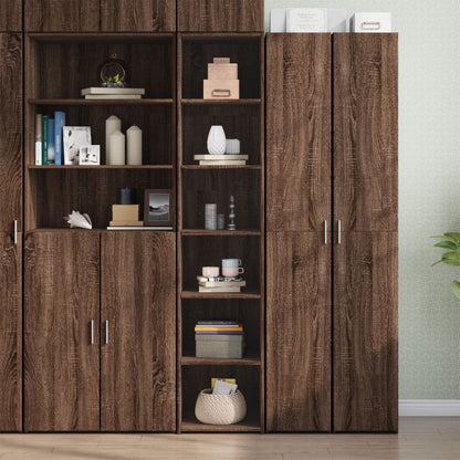Skříň Highboard 40 X 41 X 185 Cm Kompozitní Dřevo