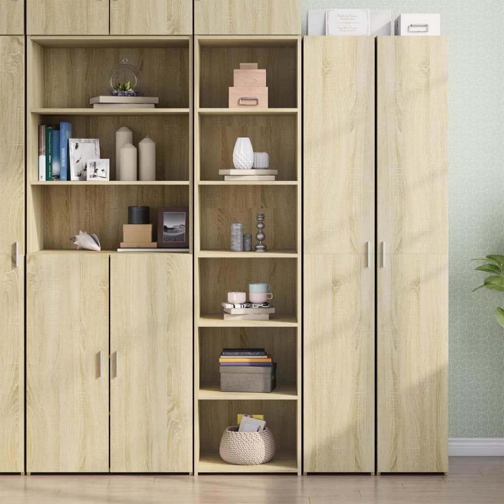 Skříň Highboard 45 X 41 X 185 Cm Kompozitní Dřevo
