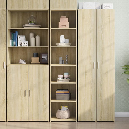 Skříň Highboard 45 X 41 X 185 Cm Kompozitní Dřevo