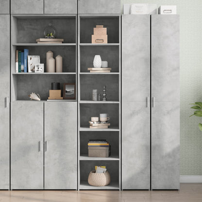 Skříň Highboard 45 X 41 X 185 Cm Kompozitní Dřevo