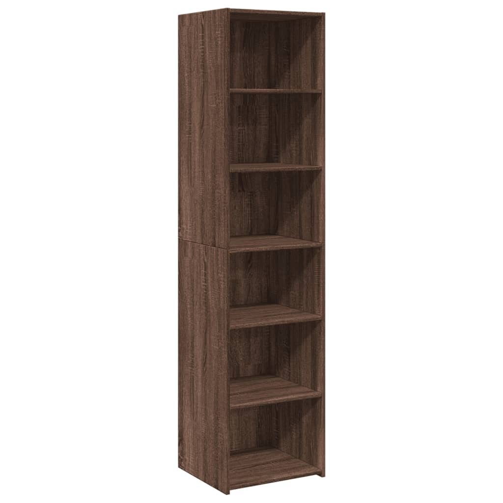 Skříň Highboard 45 X 41 X 185 Cm Kompozitní Dřevo