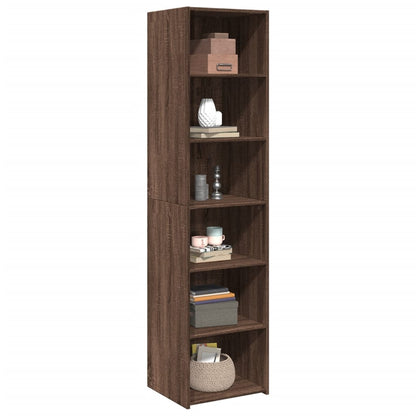 Skříň Highboard 45 X 41 X 185 Cm Kompozitní Dřevo