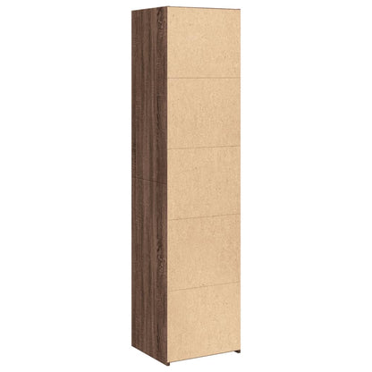 Skříň Highboard 45 X 41 X 185 Cm Kompozitní Dřevo