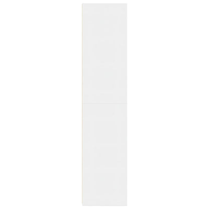 Skříň Highboard Bílá 50 X 41 X 185 Cm Kompozitní Dřevo