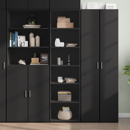 Skříň Highboard Šedá Sonoma 50 X 41 X 185 Cm Kompozitní Dřevo