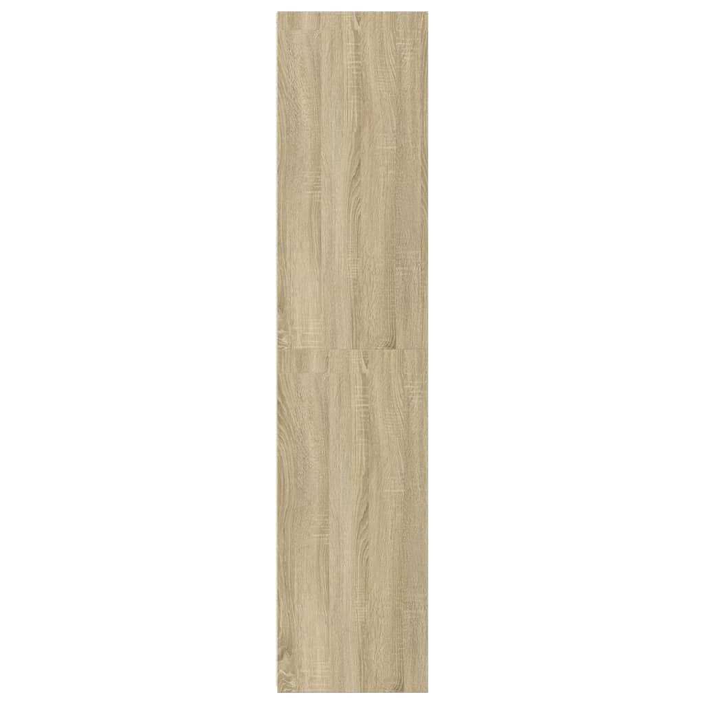 Skříň Highboard Dub Sonoma 50 X 41 X 185 Cm Kompozitní Dřevo