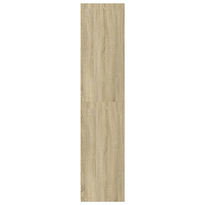 Skříň Highboard Dub Sonoma 50 X 41 X 185 Cm Kompozitní Dřevo