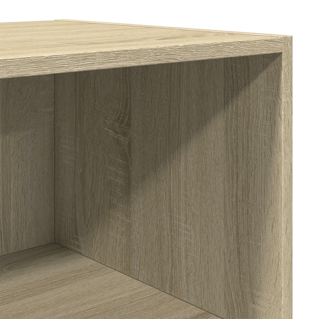 Skříň Highboard Dub Sonoma 50 X 41 X 185 Cm Kompozitní Dřevo