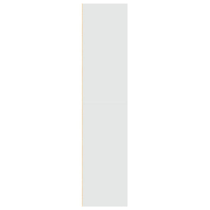Skříň Highboard Bílá 70 X 41 X 185 Cm Kompozitní Dřevo