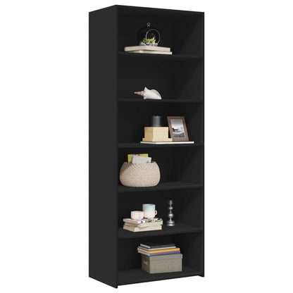 Skříň Highboard Bílá 70 X 41 X 185 Cm Kompozitní Dřevo