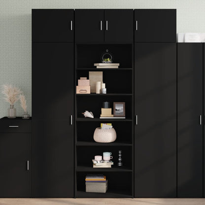 Skříň Highboard Bílá 70 X 41 X 185 Cm Kompozitní Dřevo
