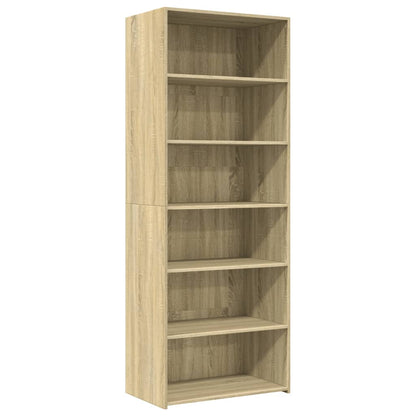 Skříň Highboard Dub Sonoma 70 X 41 X 185 Cm Kompozitní Dřevo