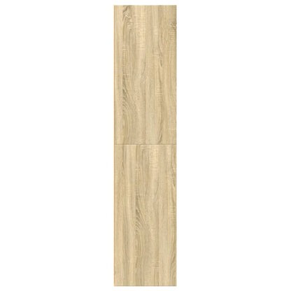 Skříň Highboard Dub Sonoma 70 X 41 X 185 Cm Kompozitní Dřevo