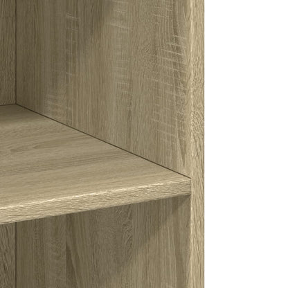 Skříň Highboard Dub Sonoma 70 X 41 X 185 Cm Kompozitní Dřevo