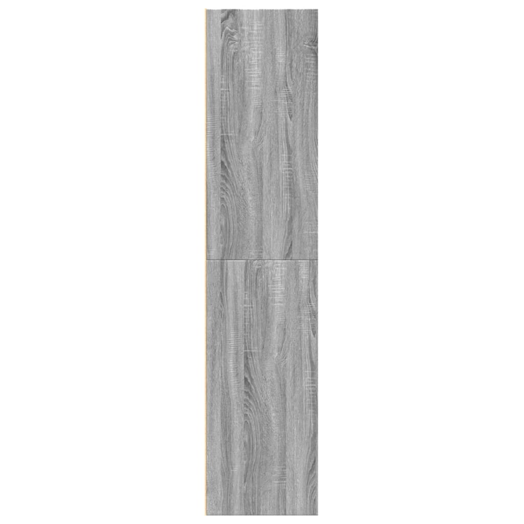 Skříň Highboard Šedá Sonoma 70 X 41 X 185 Cm Kompozitní Dřevo