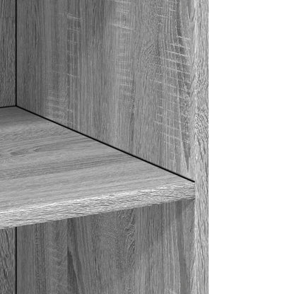 Skříň Highboard Šedá Sonoma 70 X 41 X 185 Cm Kompozitní Dřevo