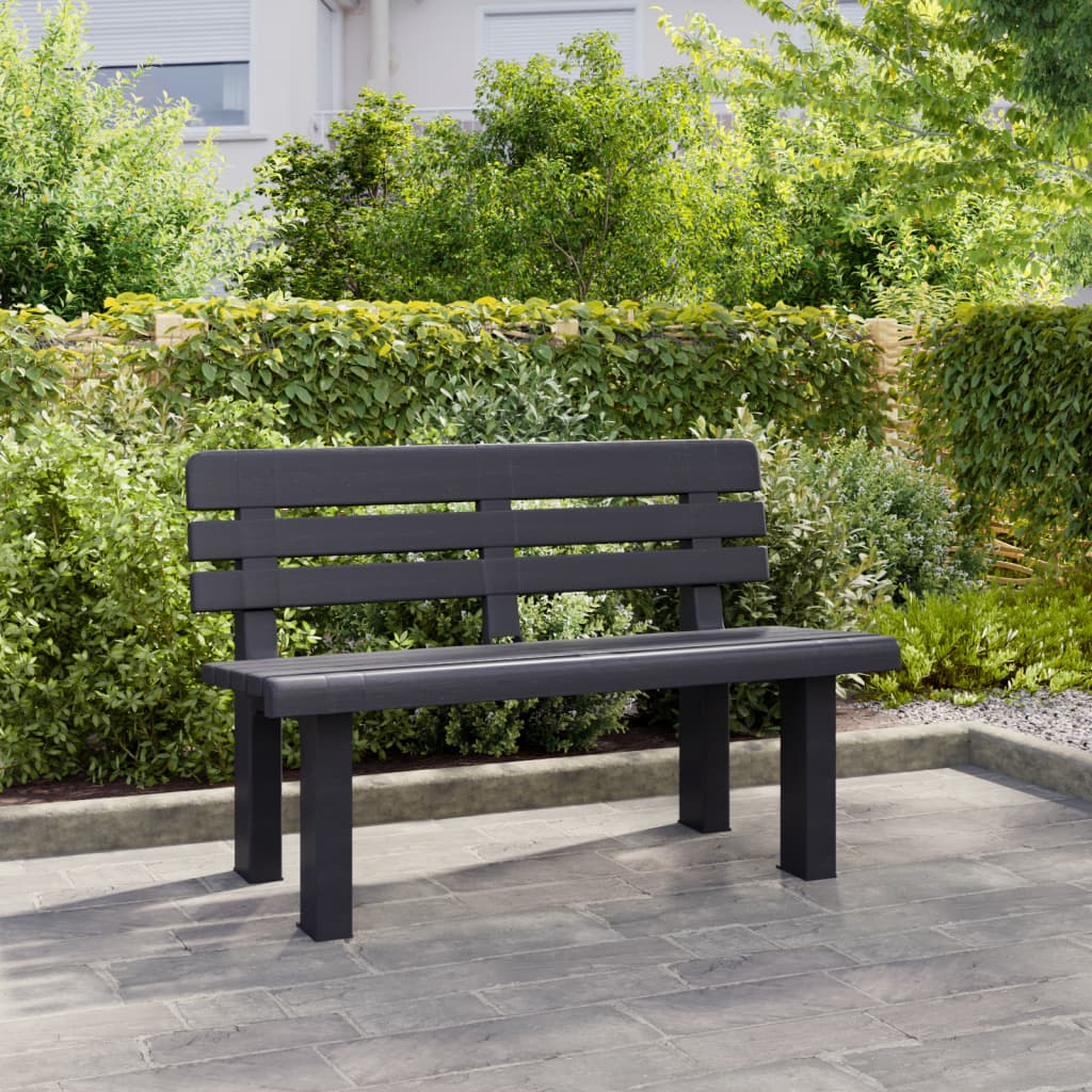 Zahradní Lavice 110 X 52 X 71 Cm Polypropylen