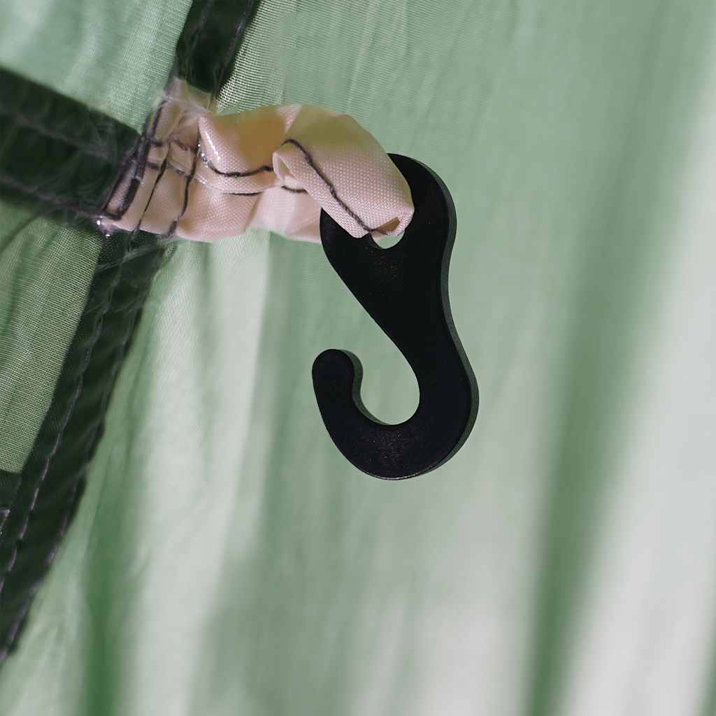 Kempingový Stan Týpí Pro 5 Osob Zelený Nepromokavý