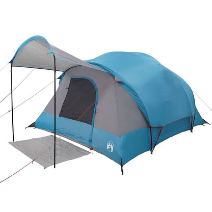 Rodinný Stan Tunel Pro 8 Osob Modrý Nepromokavý