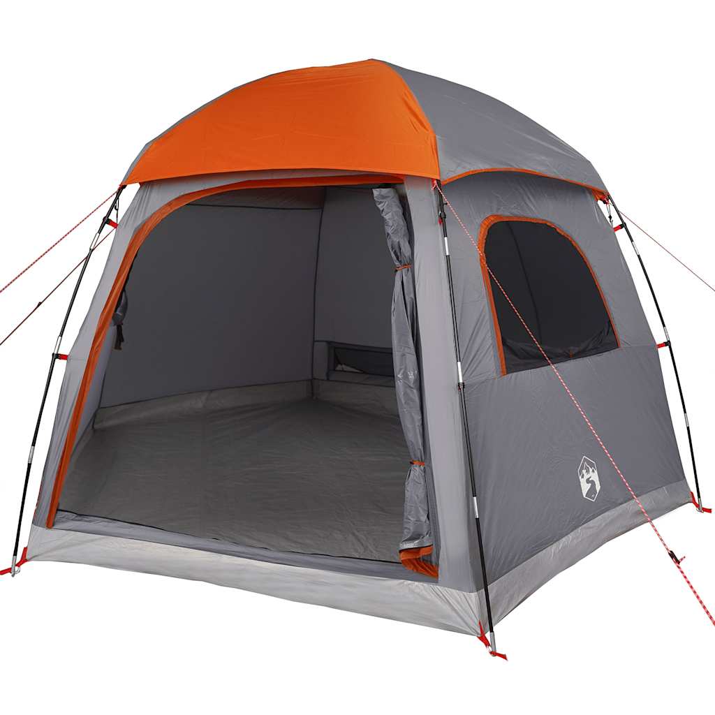 Rodinný Stan Igloo Pro 6 Osob, Šedý A Oranžový, Vodotěsný