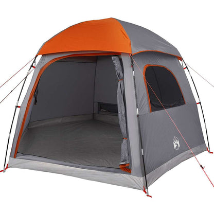 Rodinný Stan Igloo Pro 6 Osob, Šedý A Oranžový, Vodotěsný
