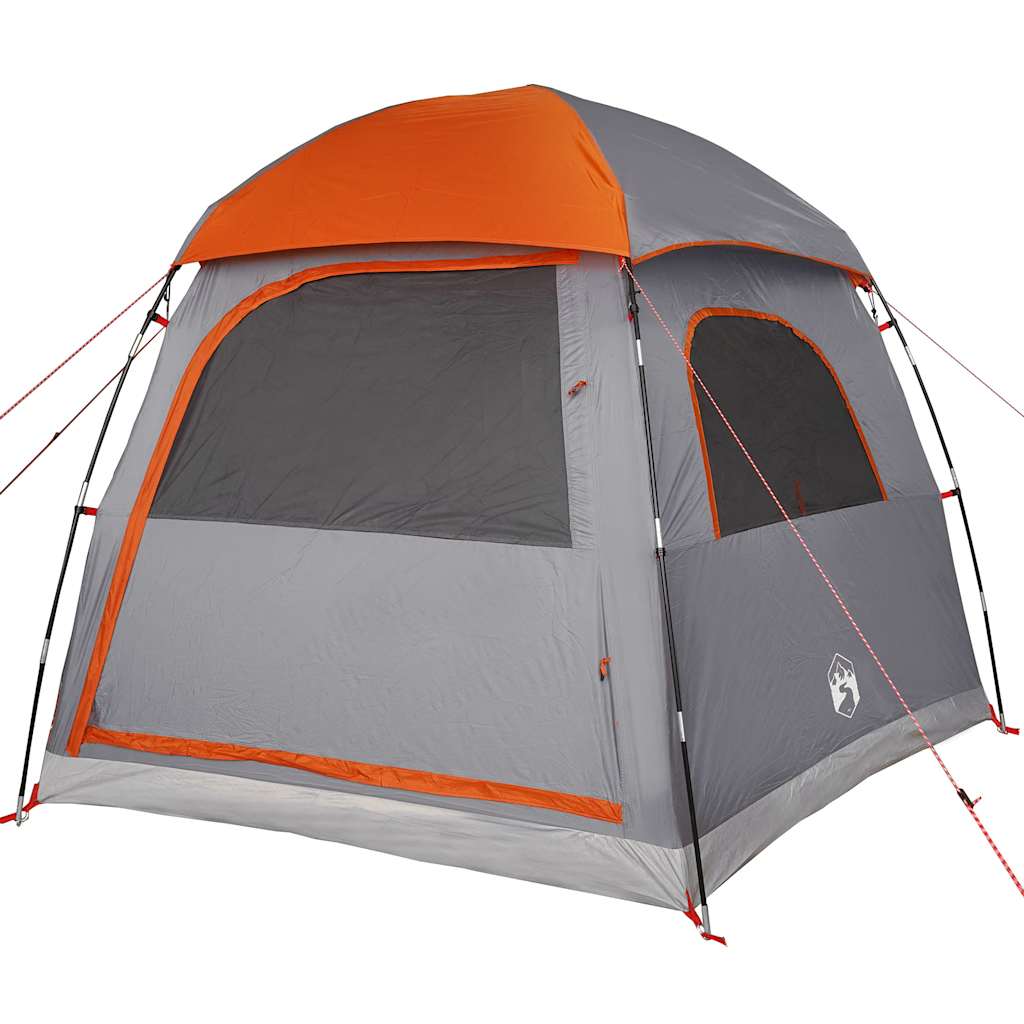 Rodinný Stan Igloo Pro 6 Osob, Šedý A Oranžový, Vodotěsný